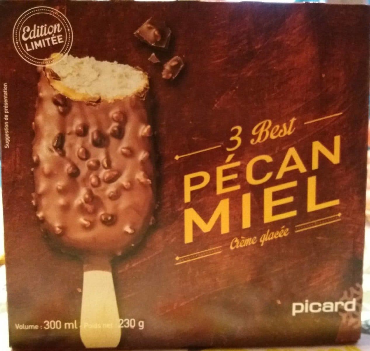 Picard 3 best PÉCAN MIEL Crème glacée packshot