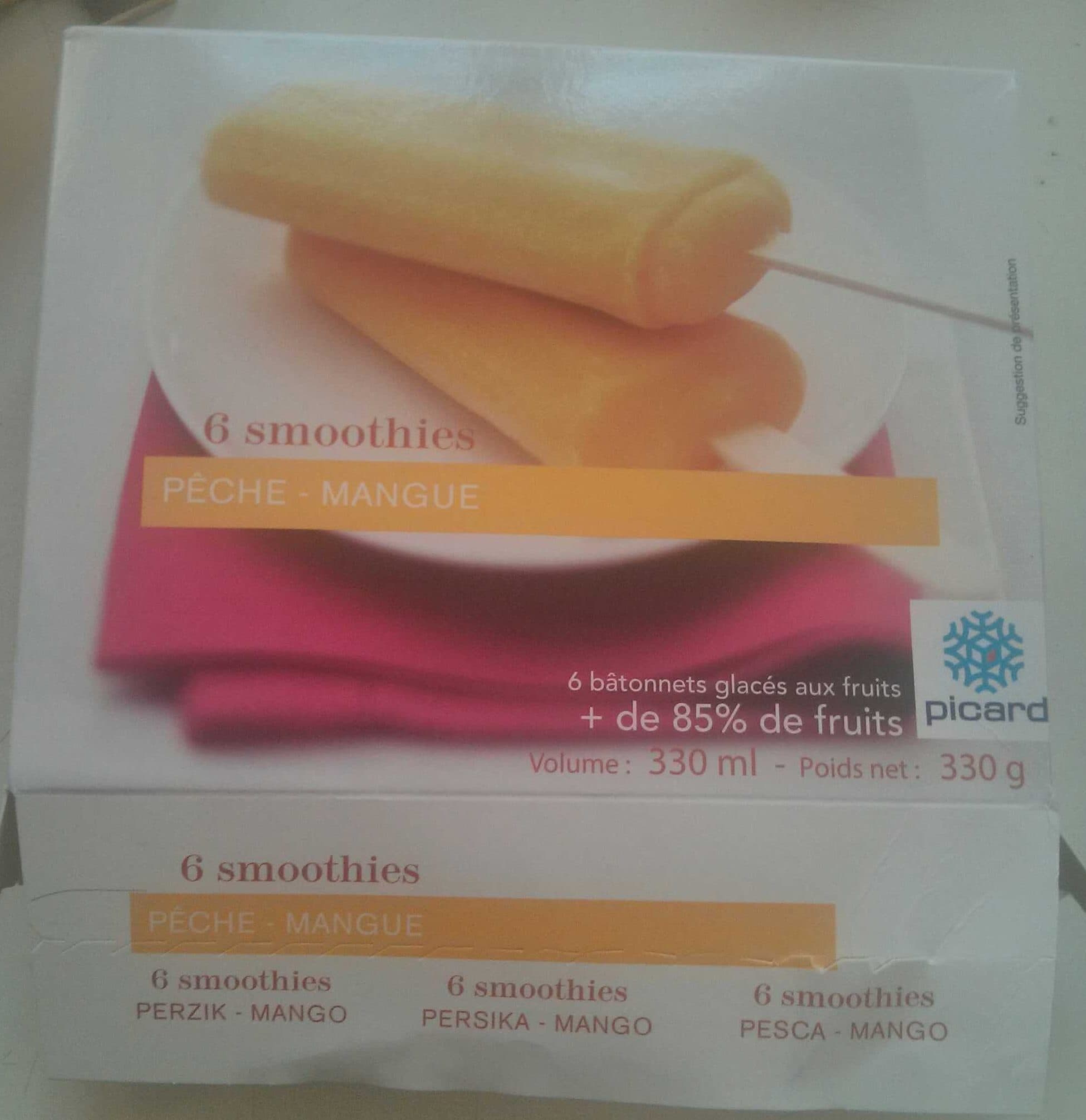 Picard 6 Smoothies Pêche - Mangue packshot