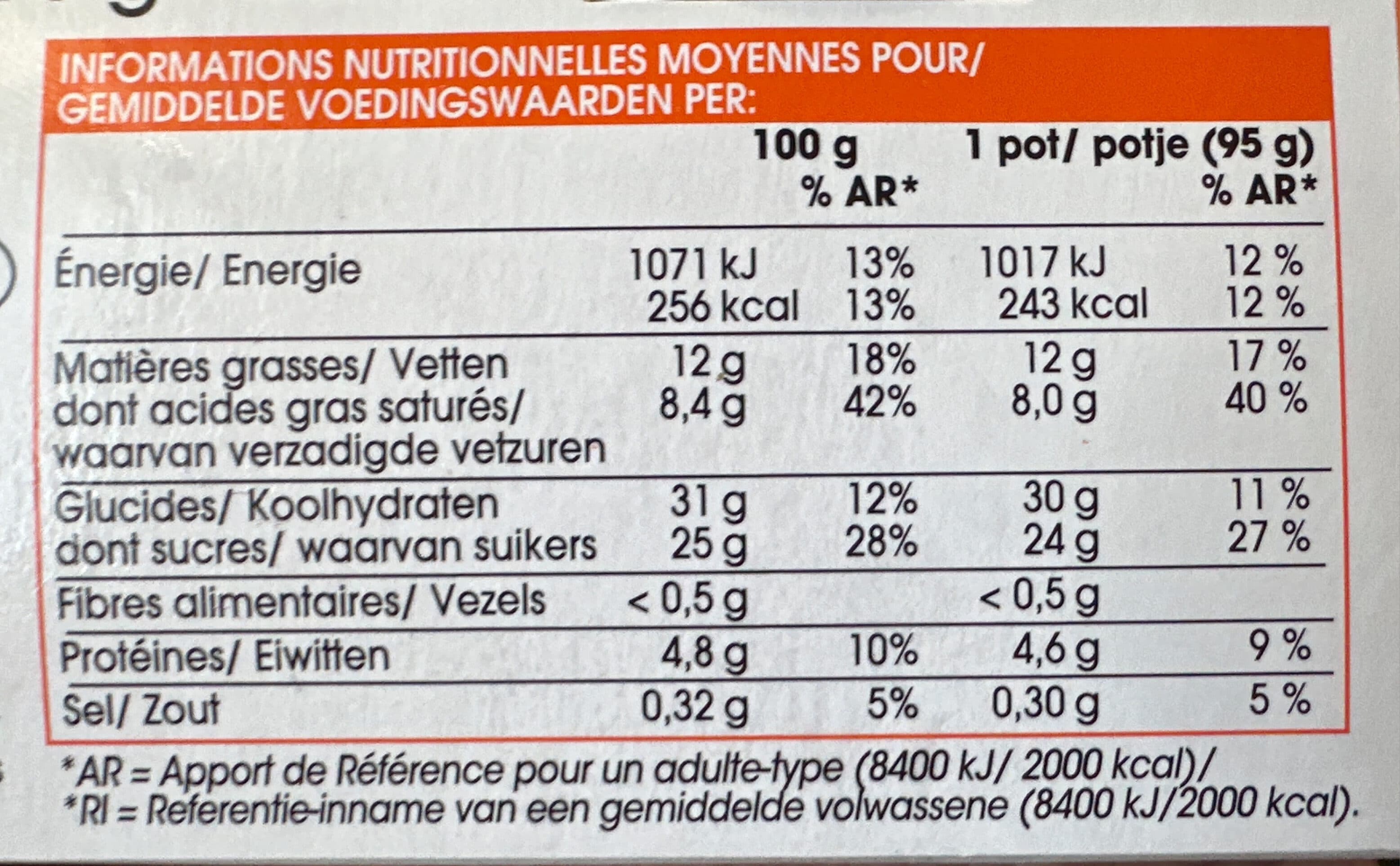 Picard 2 mini-pots caramel beurre salé packshot
