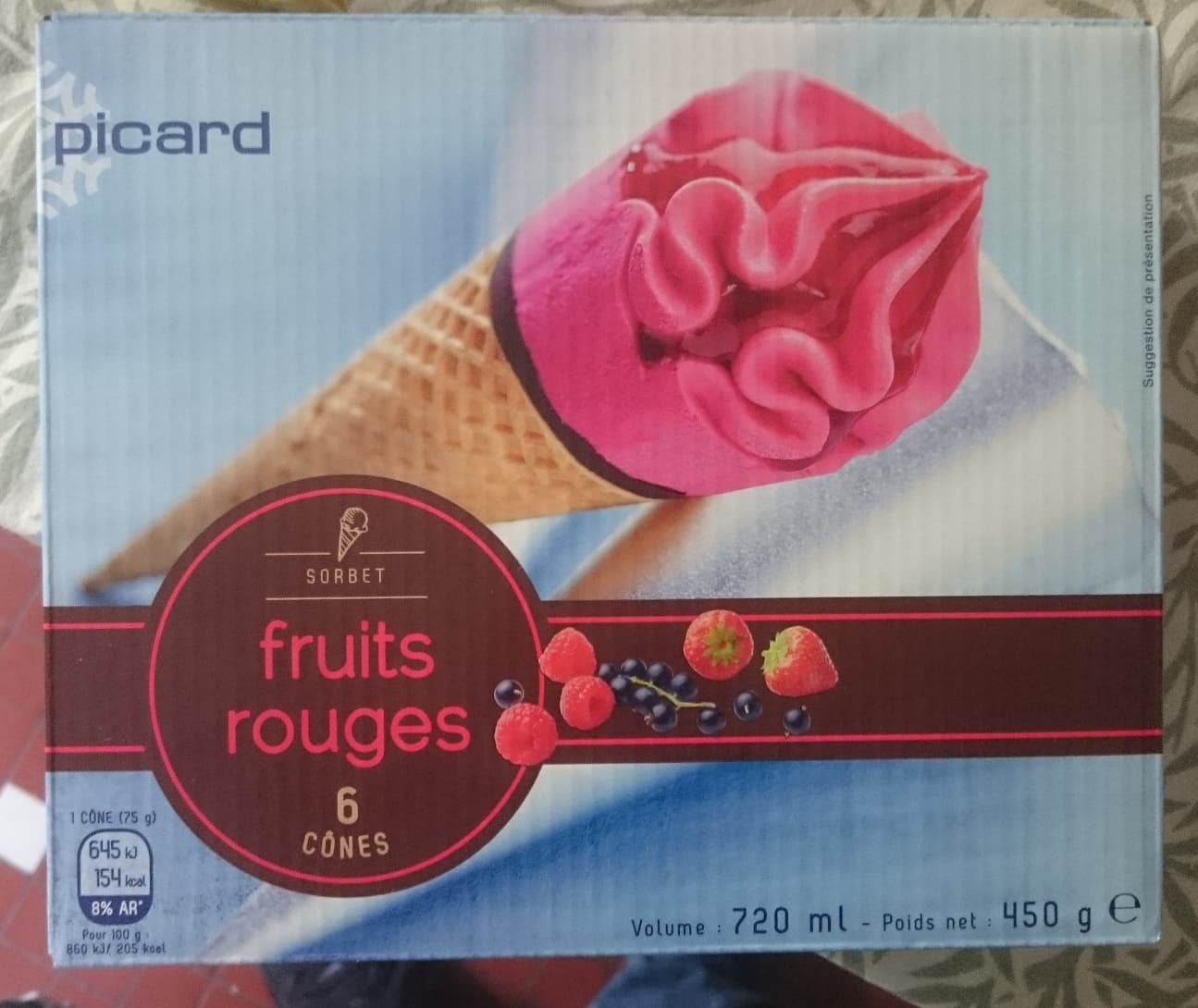 Picard Sorbet Fruits rouges packshot