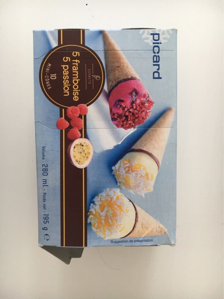 Picard Mini Cône Framboise packshot
