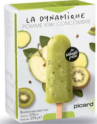 Picard La dynamique pomme kiwi concombre packshot
