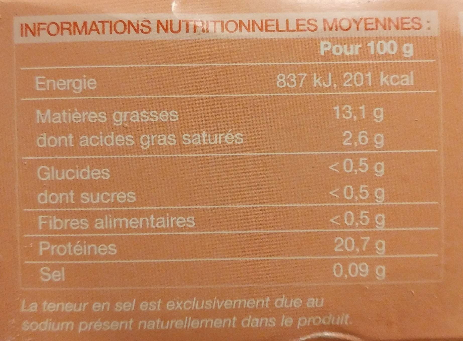 Picard 4 Tranches de Filet de Saumon Atlantique packshot
