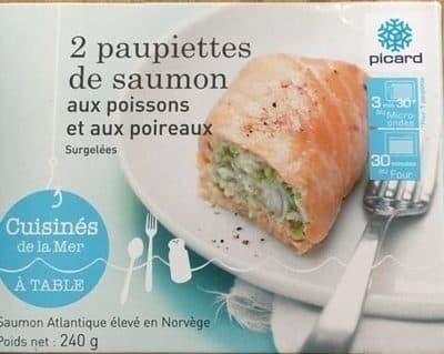 Picard 2 Paupiettes de Saumon packshot