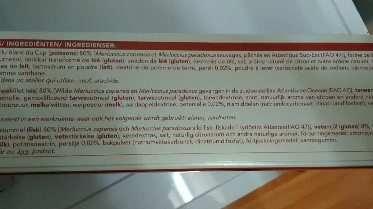 Picard Filet de Merlu blanc du Cap façon meunière packshot