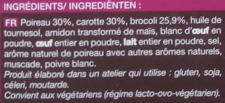 Picard 8 Palets de légumes préfrits packshot