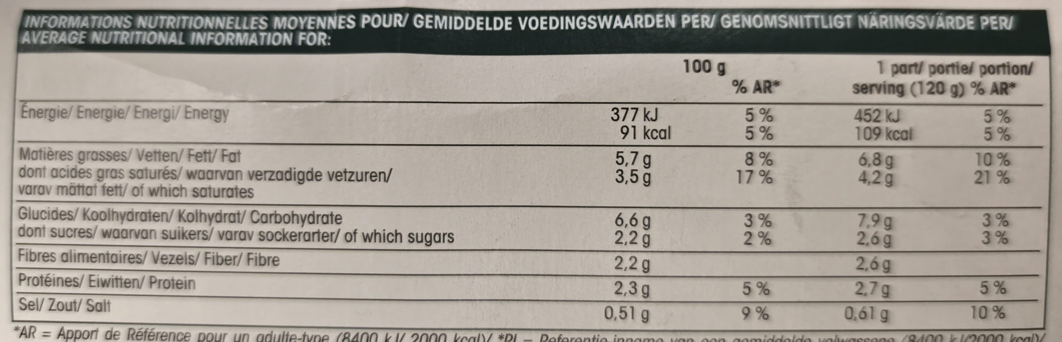 Les légumes Traiteur Mini gratin de legumes packshot