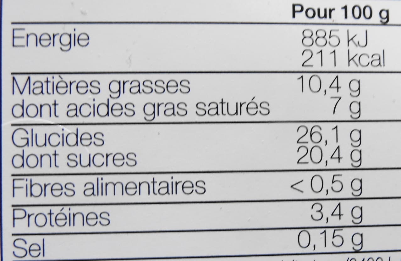Picard Crème glacée, façon Tiramisu, morceaux de biscuit packshot