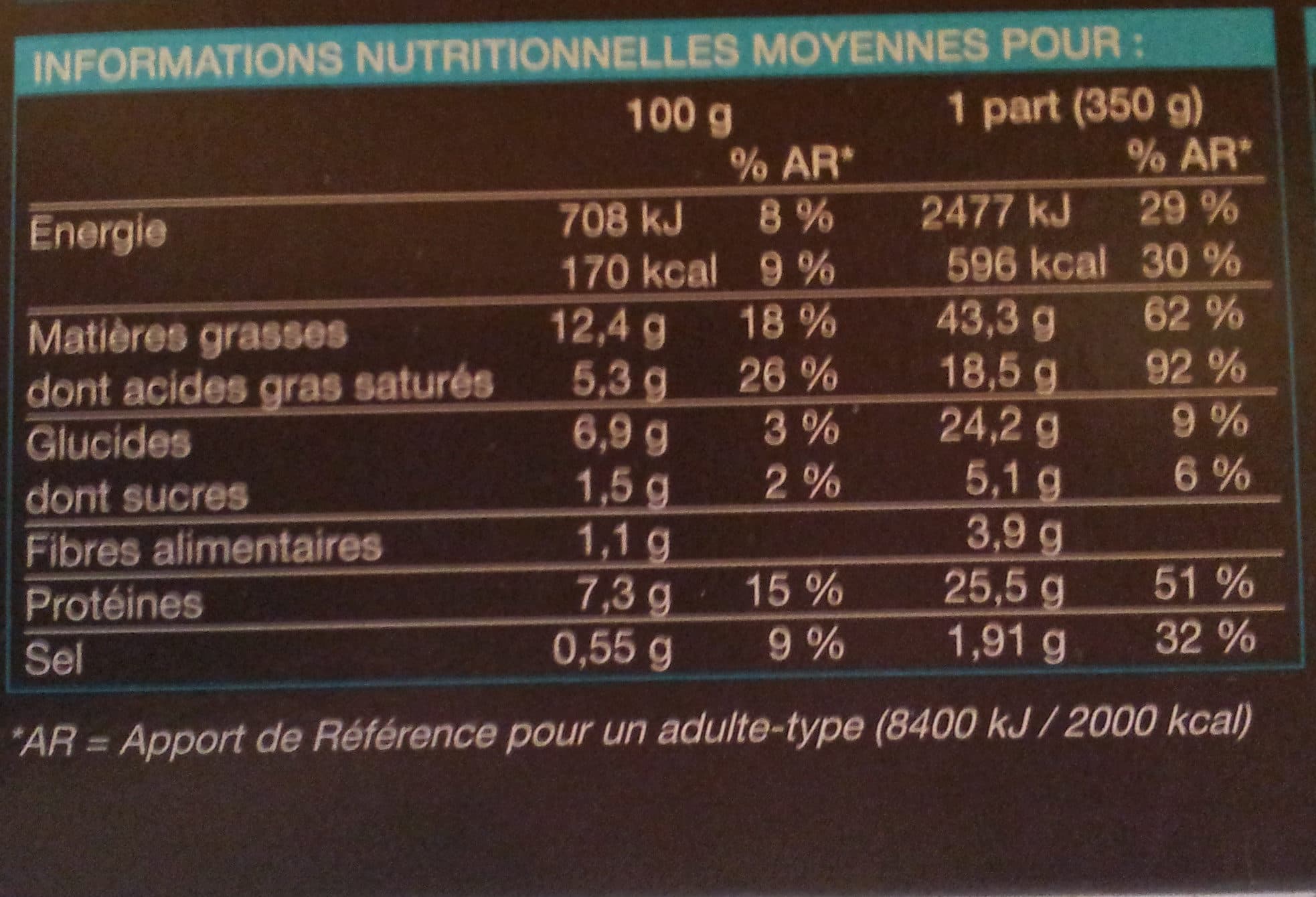 Les Bons Petits Plats Picard Saumon et écrasée de pomme de terre à l'huile d'olive (2,2%) packshot