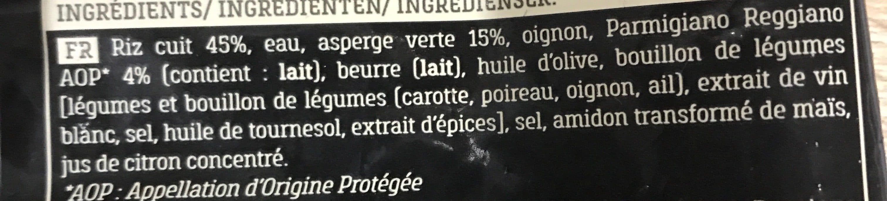 Picard Risotto asperges vertes packshot