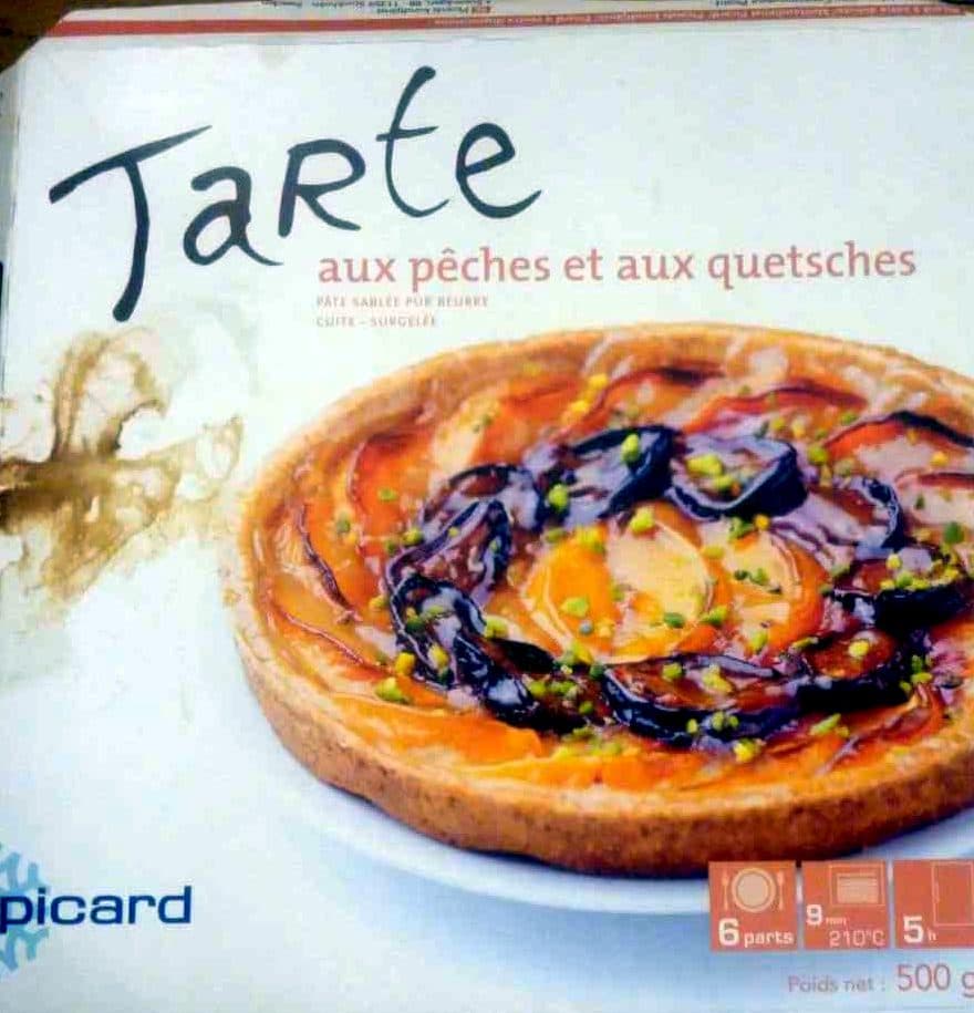 Picard Tarte aux pêches et aux quetsches packshot