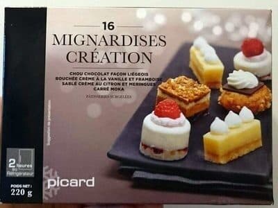Picard 16 Mignardises Création packshot