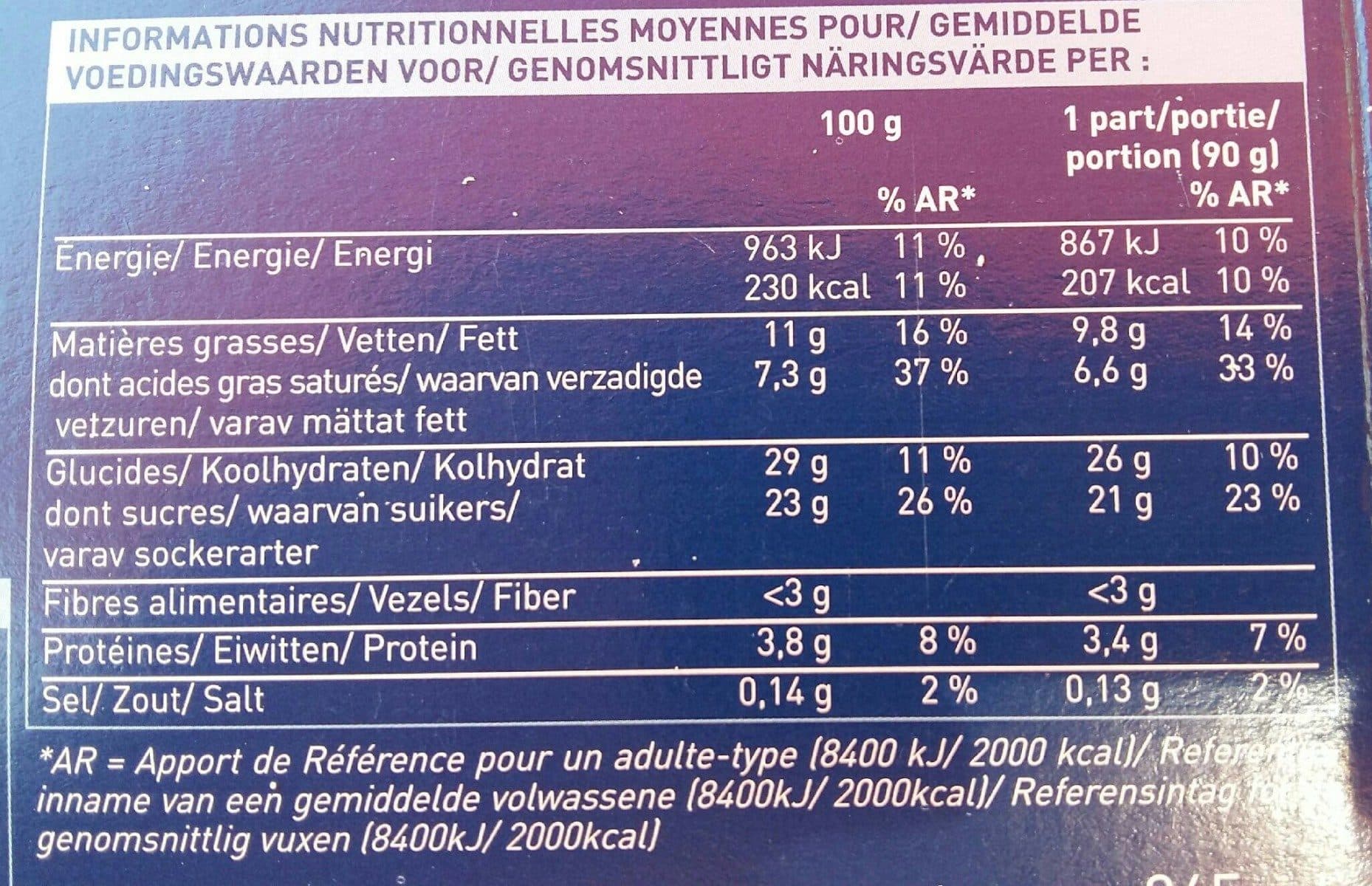 Picard 2 Cafés Liégeois Glacés packshot