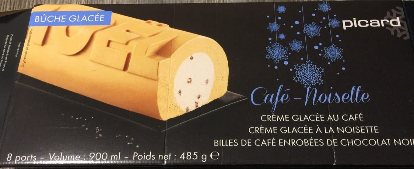 Picard Buche glacée Café-Noisette packshot