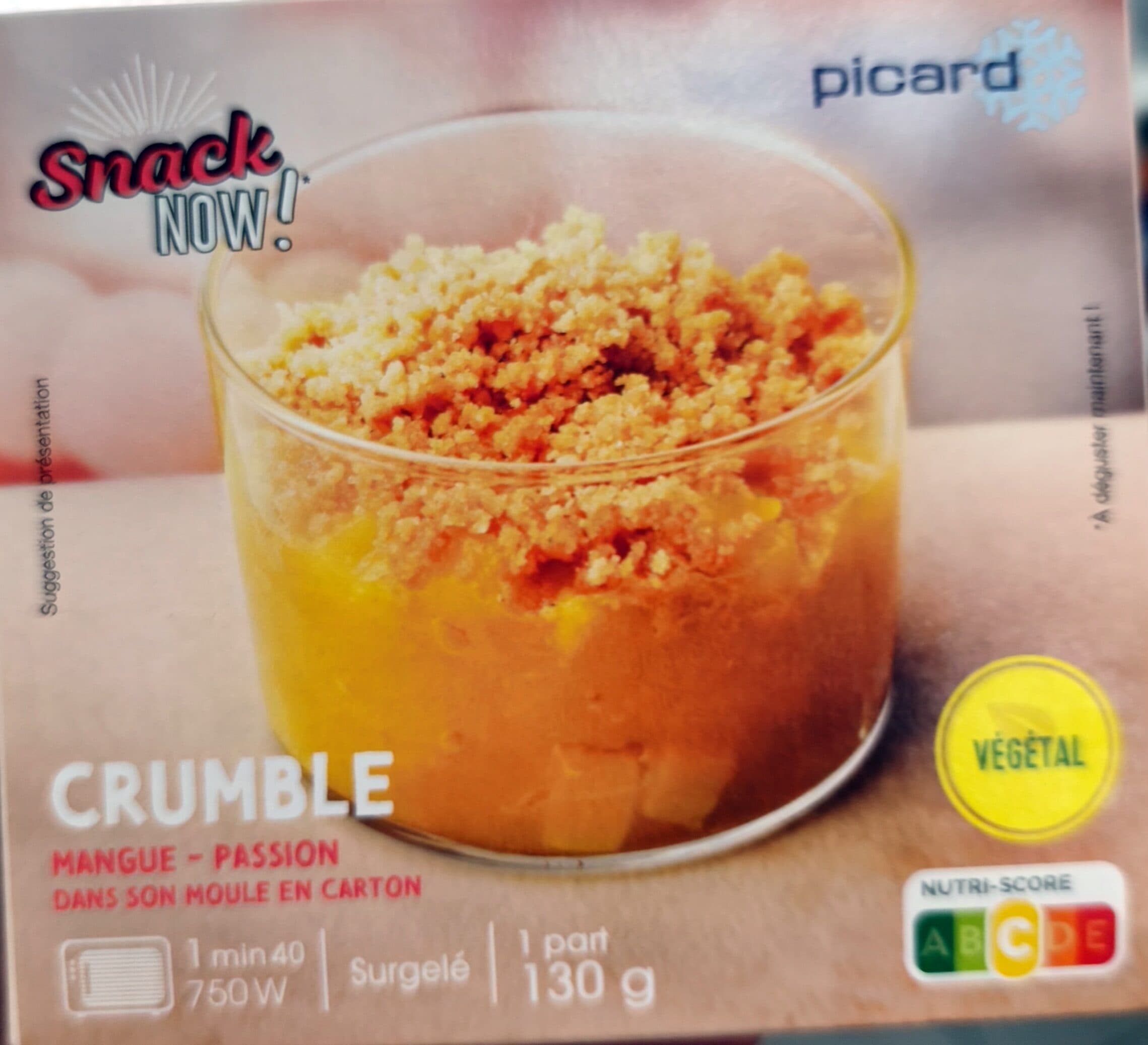 Picard Crumble Mangue - Passion packshot