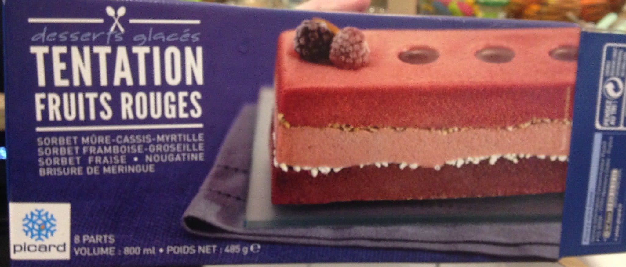 Picard Tentation Fruits Rouges packshot