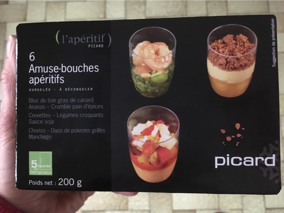 Picard 6 Amuse-bouches apéritifs packshot