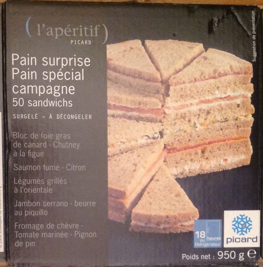 Picard Pain Surprise au Pain Spécial Campagne packshot