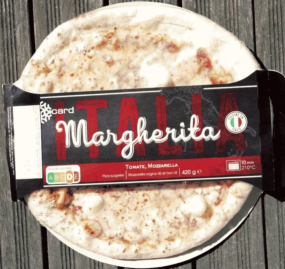 Picard Pizza Margherita tomate, mozzarella packshot