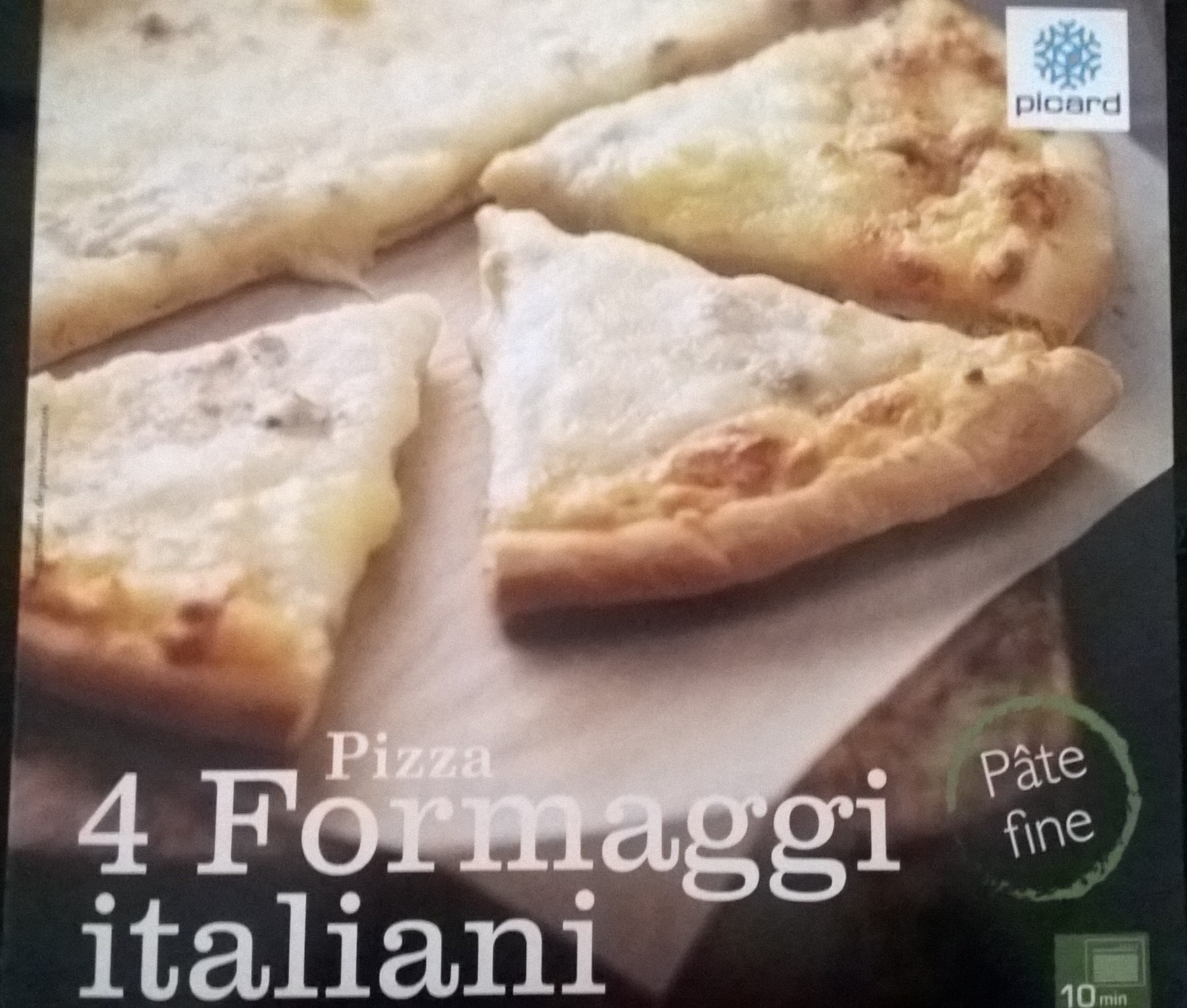 Picard Pizza 4 Formaggi Italiani packshot