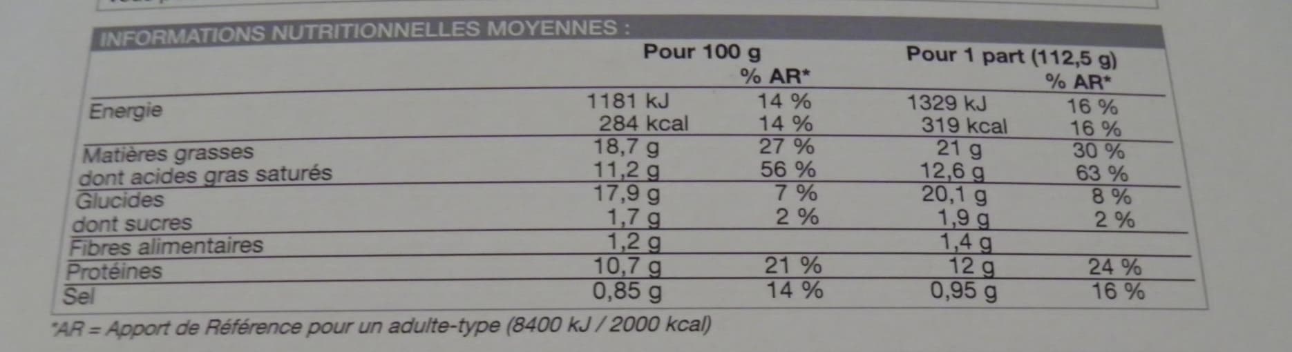 Picard Tourte canard, cèpes, bloc de foie gras de canard - surgelée 450 g packshot