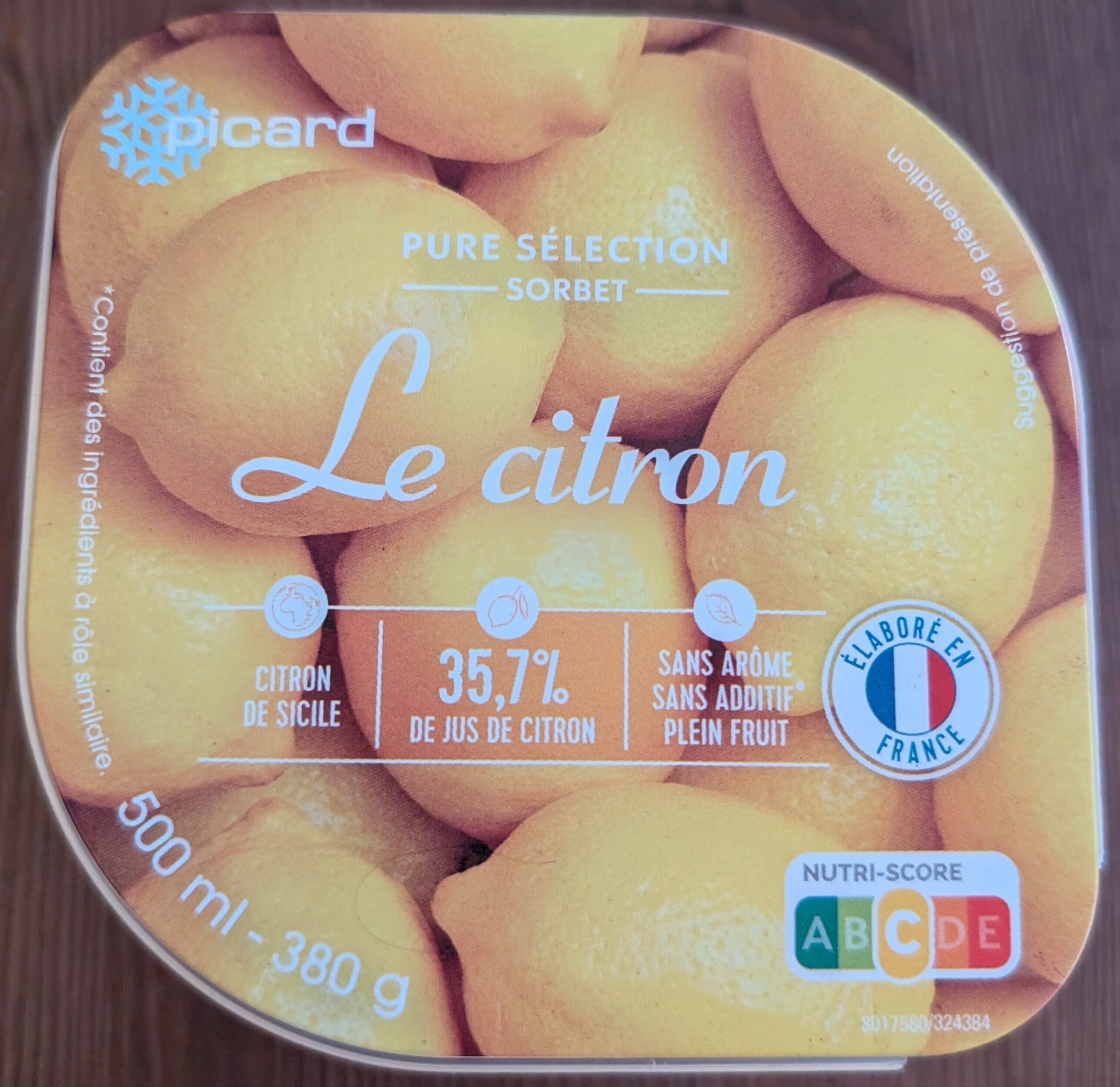 Picard Le citron packshot