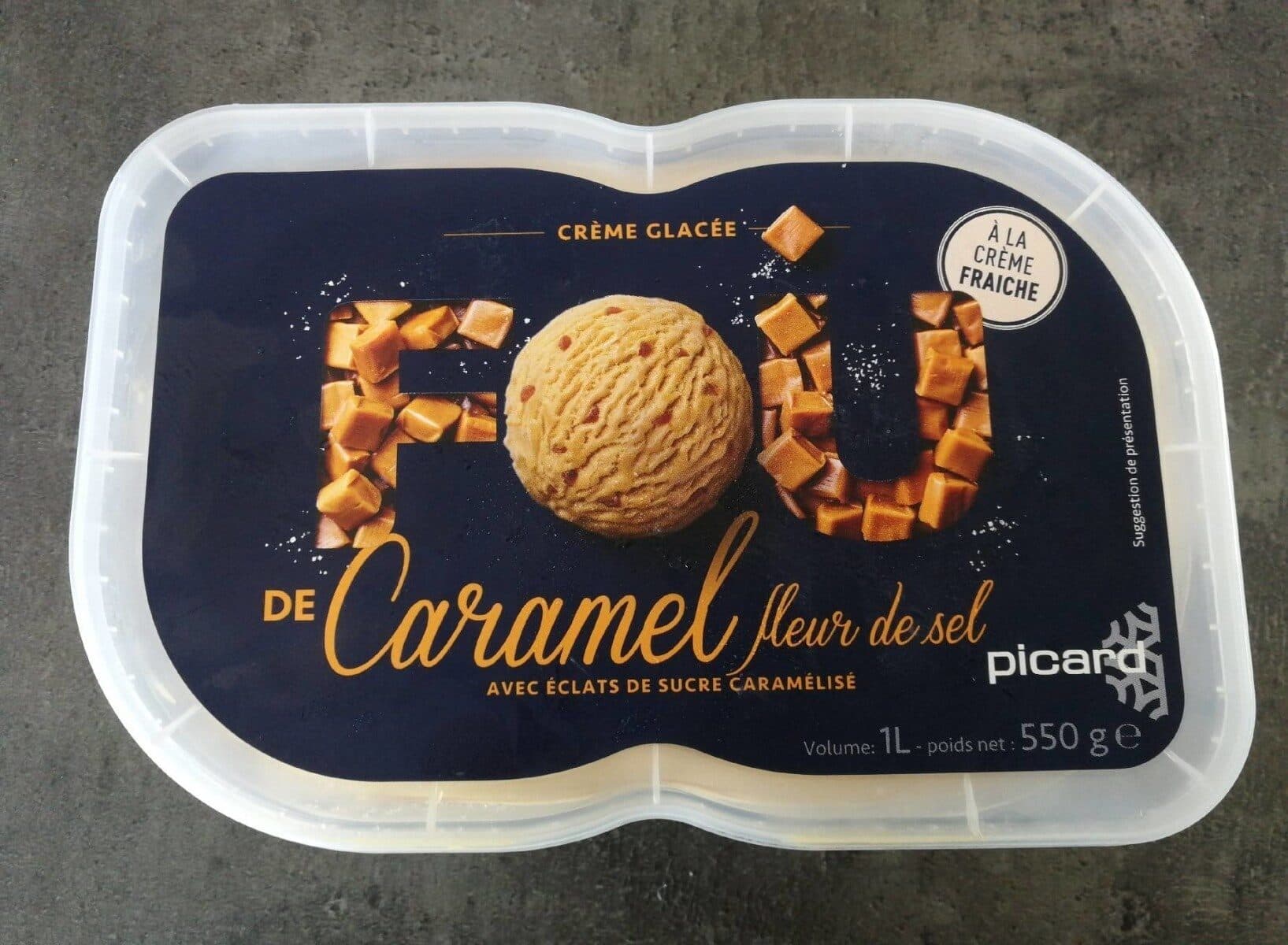 Picard Creme glacee caramel fleur de sel packshot