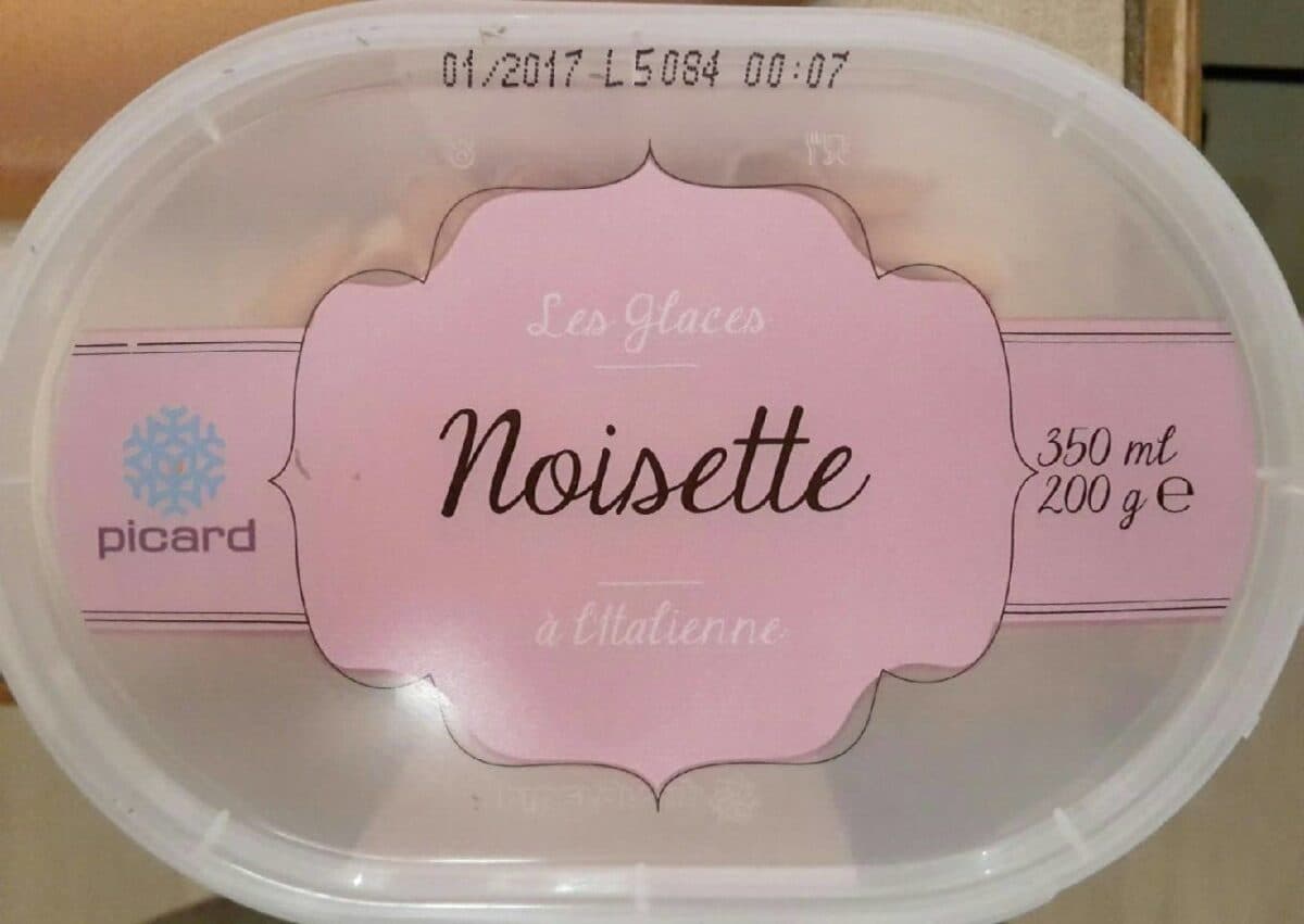 Picard Les glaces à l'italienne - Noisette packshot