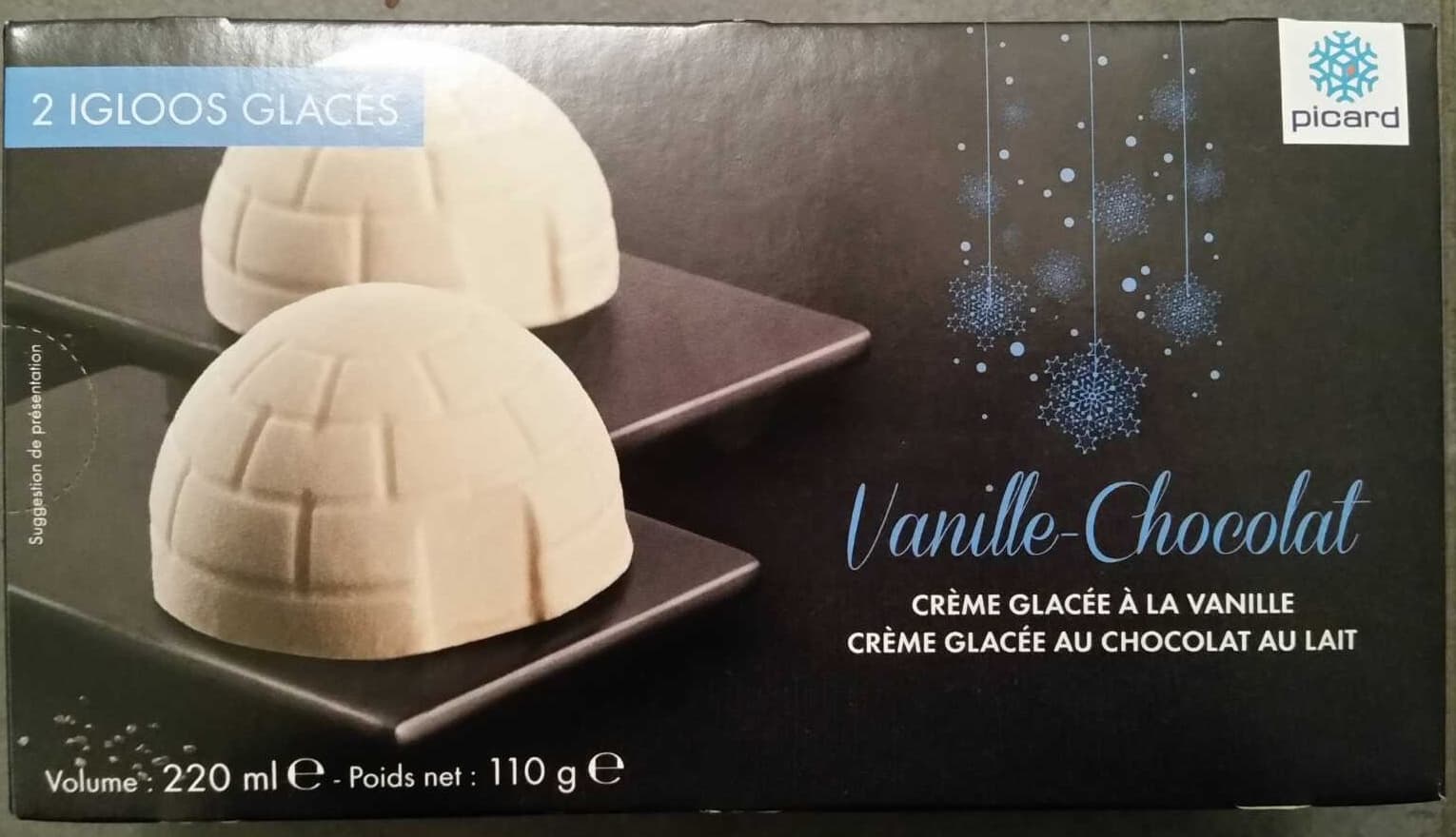 Picard Igloos glacés Vanille-Chocolat packshot