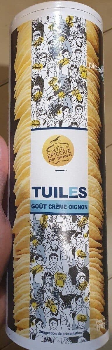 Picard Tuiles goût crème oignons packshot
