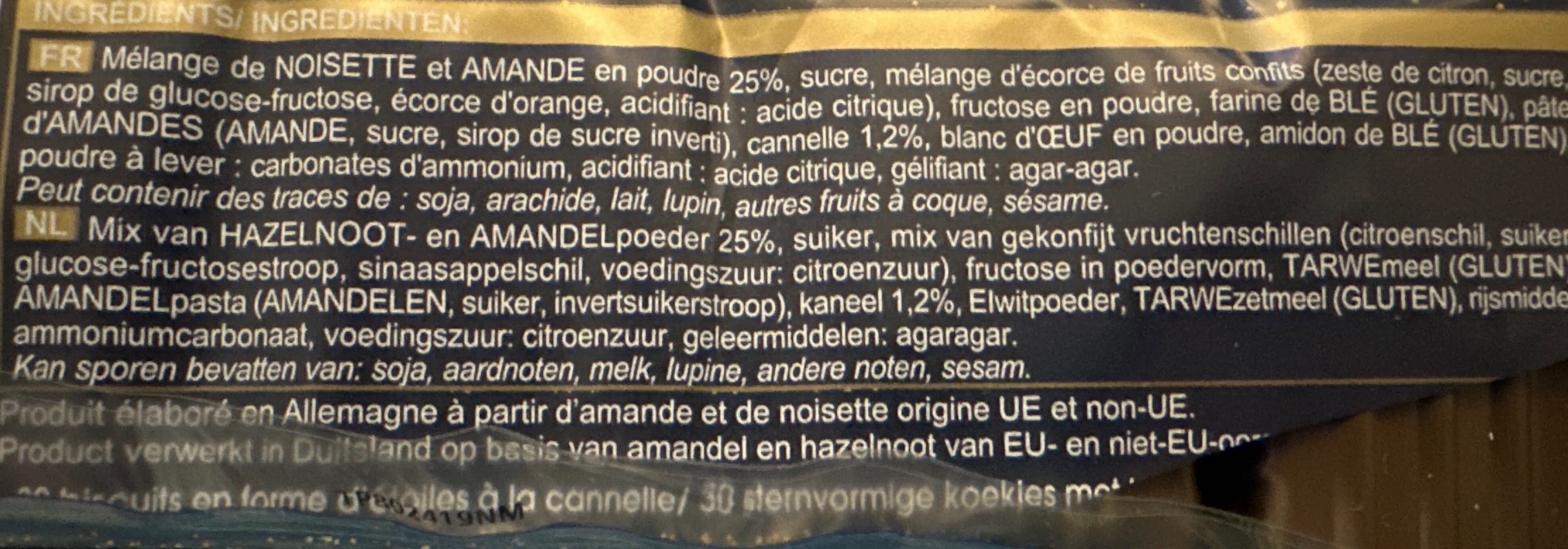 La petite épicerie par Picard Biscuits Etoile Cannelle packshot