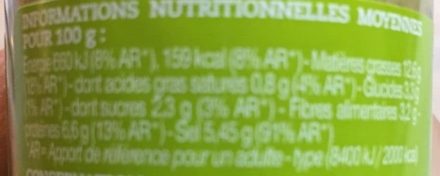Picard Moutarde Basilic-Citron packshot