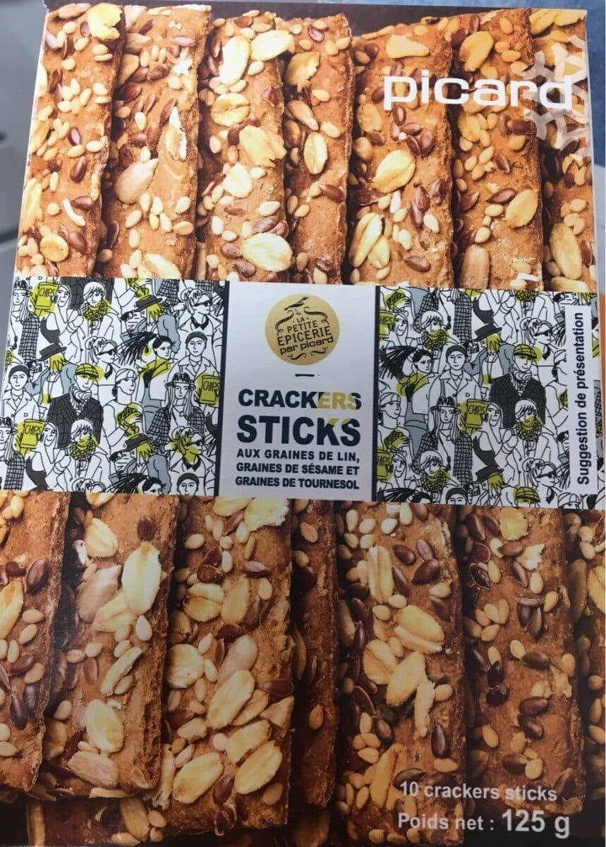 Picard Crackers sticks aux grainesy packshot