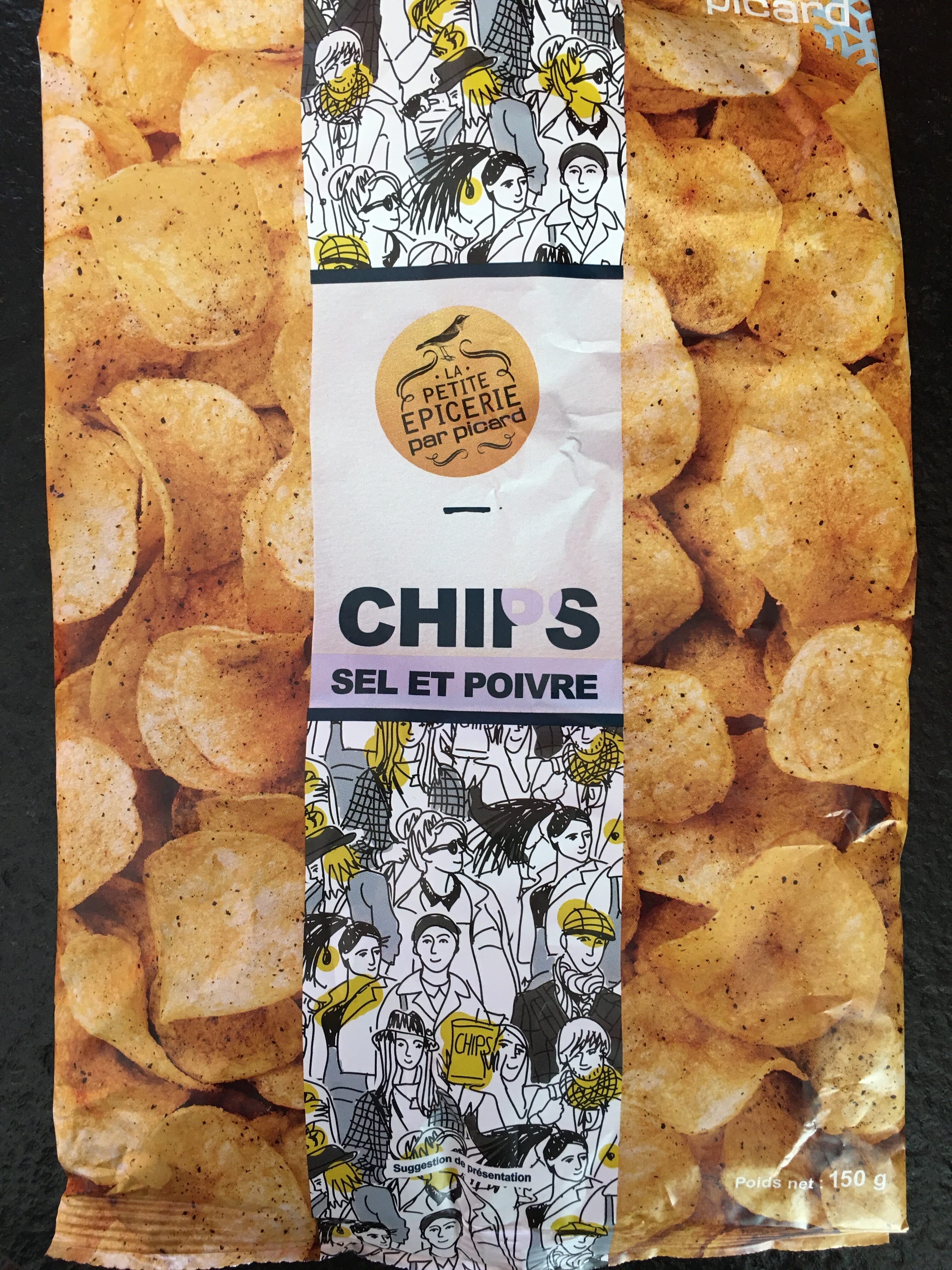 Picard A l'heure de - Chips sel et poivre packshot