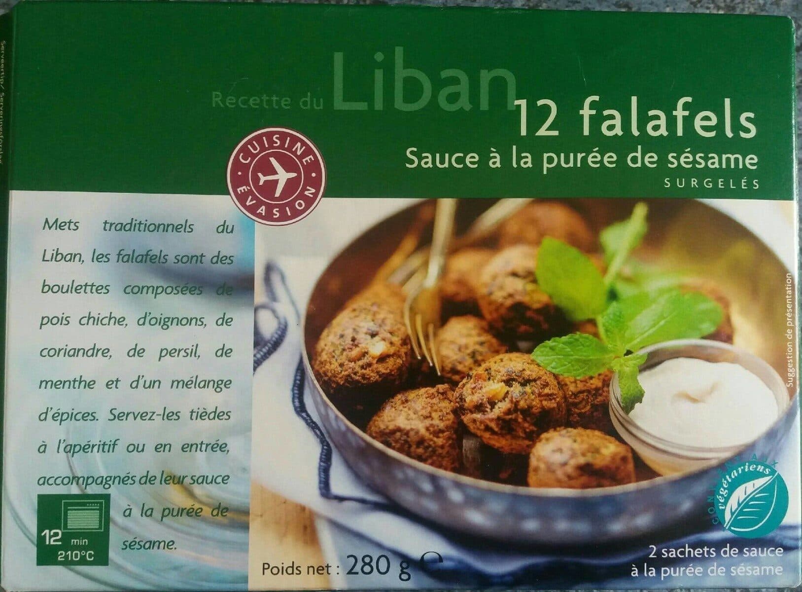 Picard Falafeles Sauce à la purée de sésame packshot