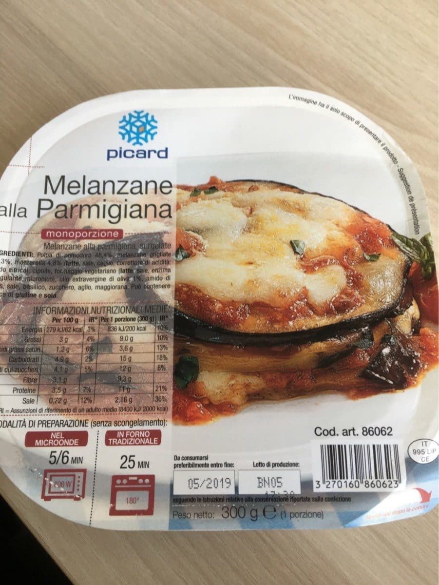 Picard Melanzane alla Parmigiana packshot