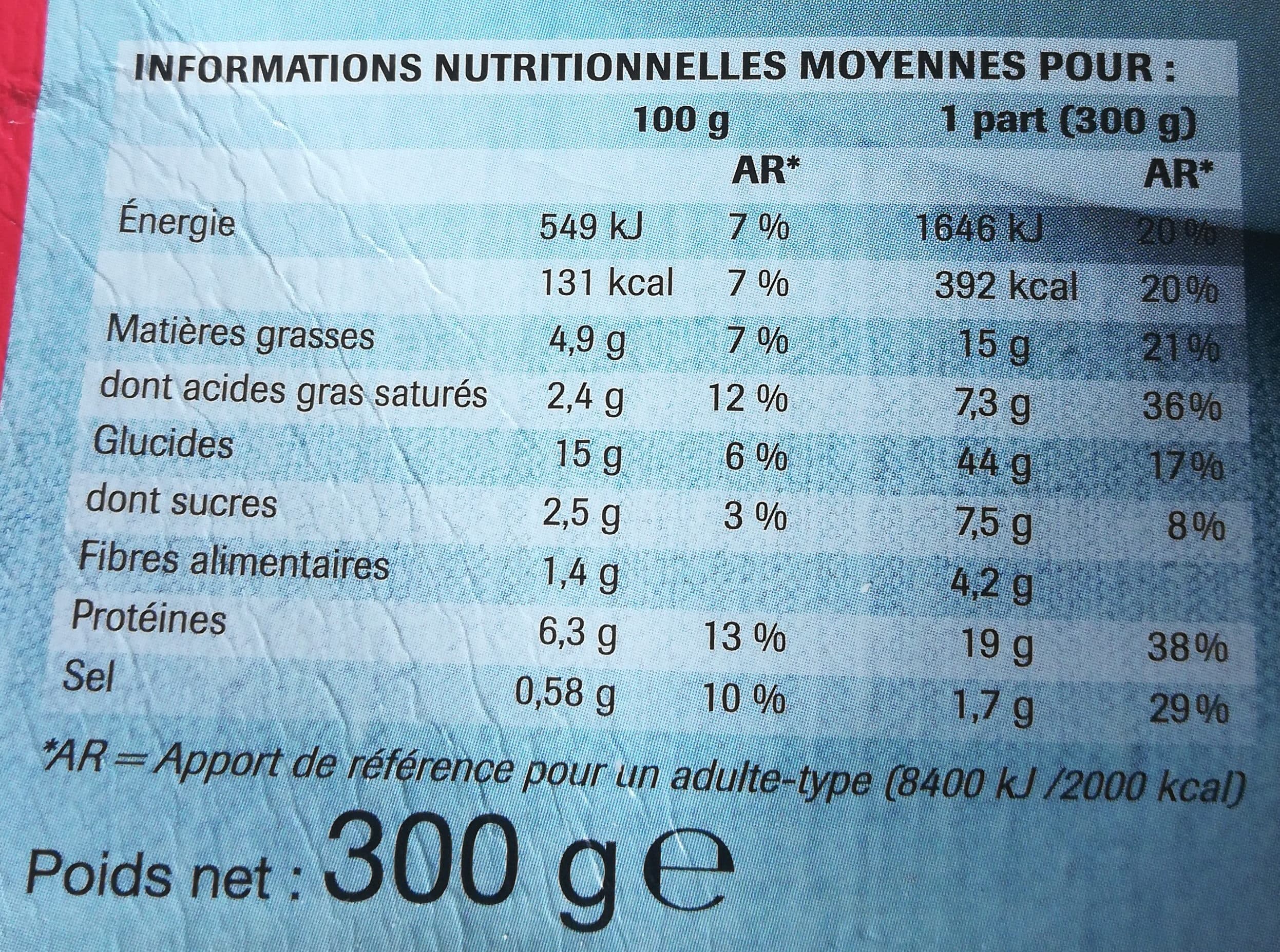 Picard Pâtes au saumon et aux poireaux, sauce ricotta citron packshot