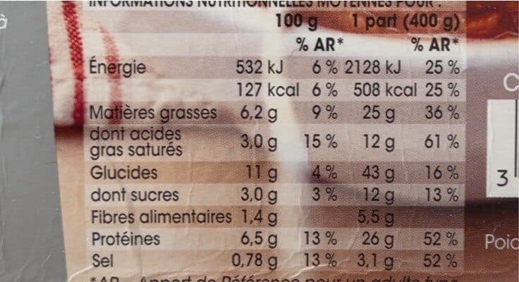 Picard Lasagnes à la Bolognaise packshot