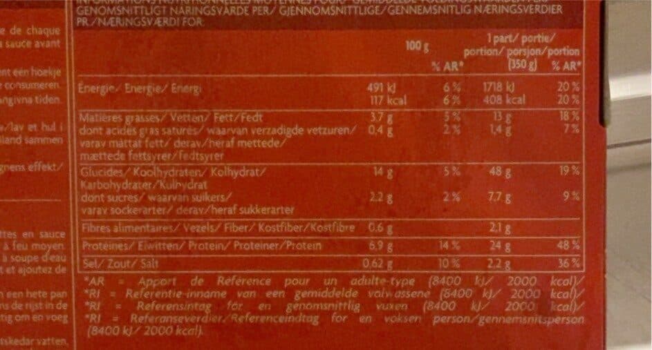 Picard Crevettes sauce piquante et riz thaï packshot