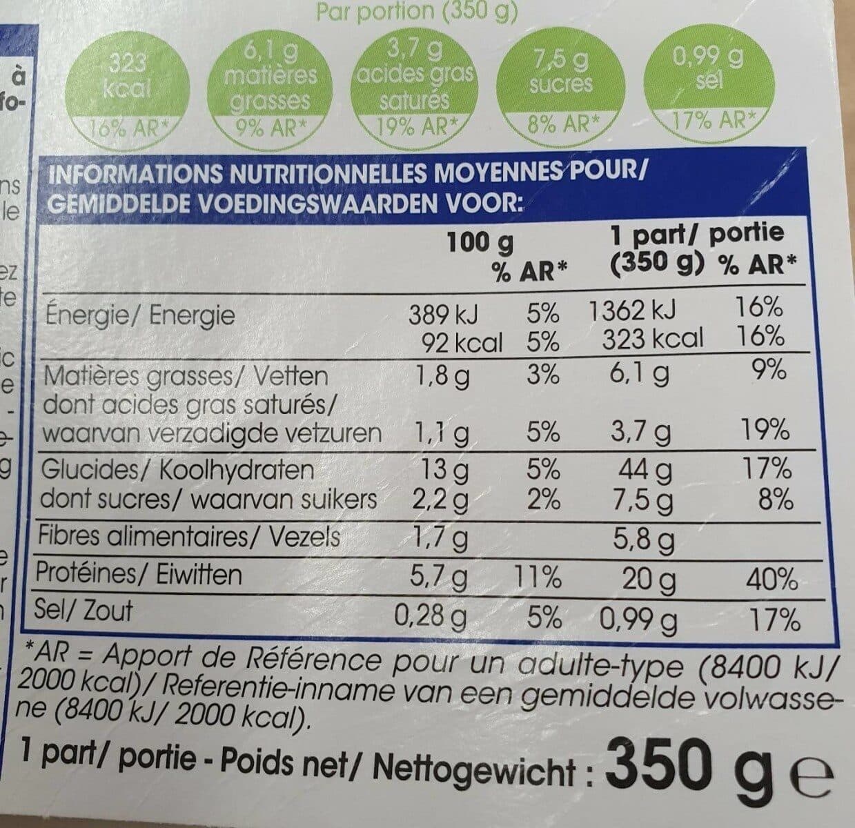 Picard St Jacques sauce au basilic thaï, nouilles de riz et légumes packshot