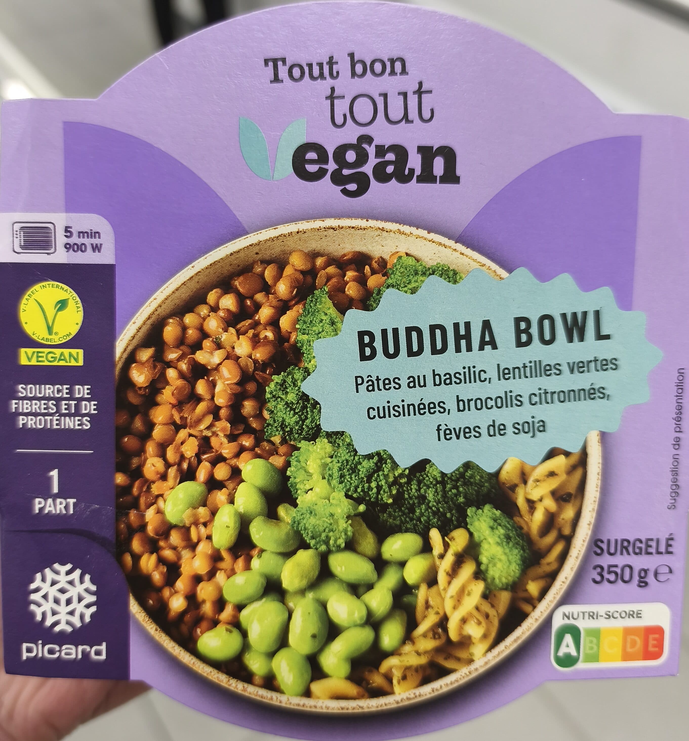 Picard Buddha Bowl Pâtes au basilic packshot