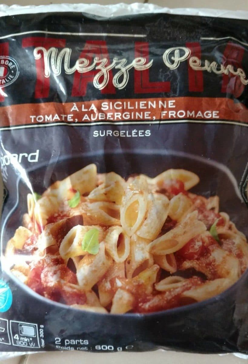 Picard Mezze Penne à la Sicilienne tomate, aubergine, fromage packshot