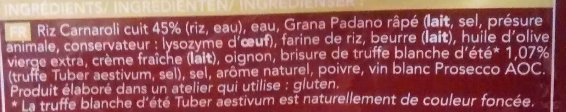 Picard Risotto à la truffe blanche d'été packshot