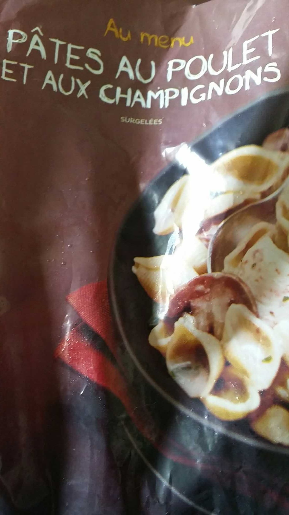 Picard Pâtes au poulet et aux champignons packshot