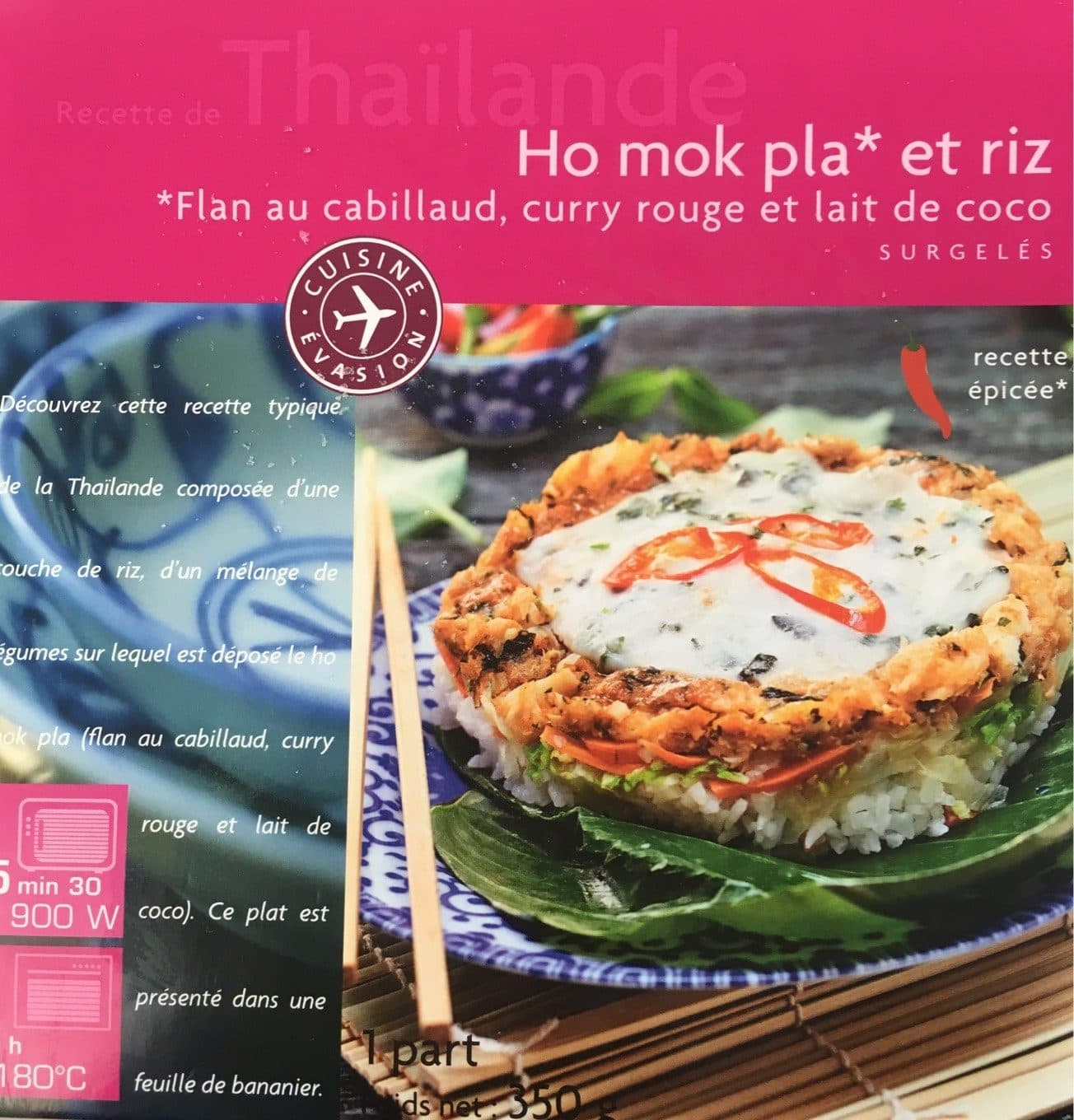 Picard Ho mok pla et riz packshot