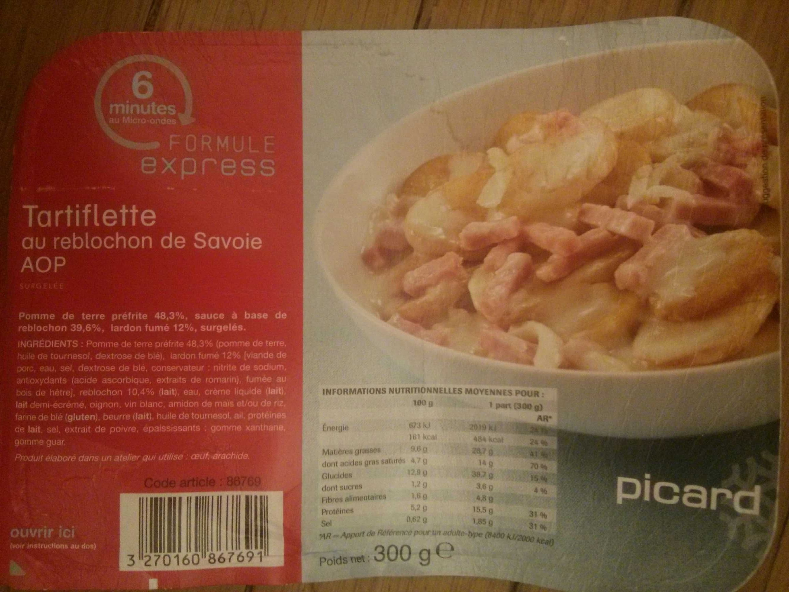 Picard Tartiflette au reblochon de Savoie AOP packshot
