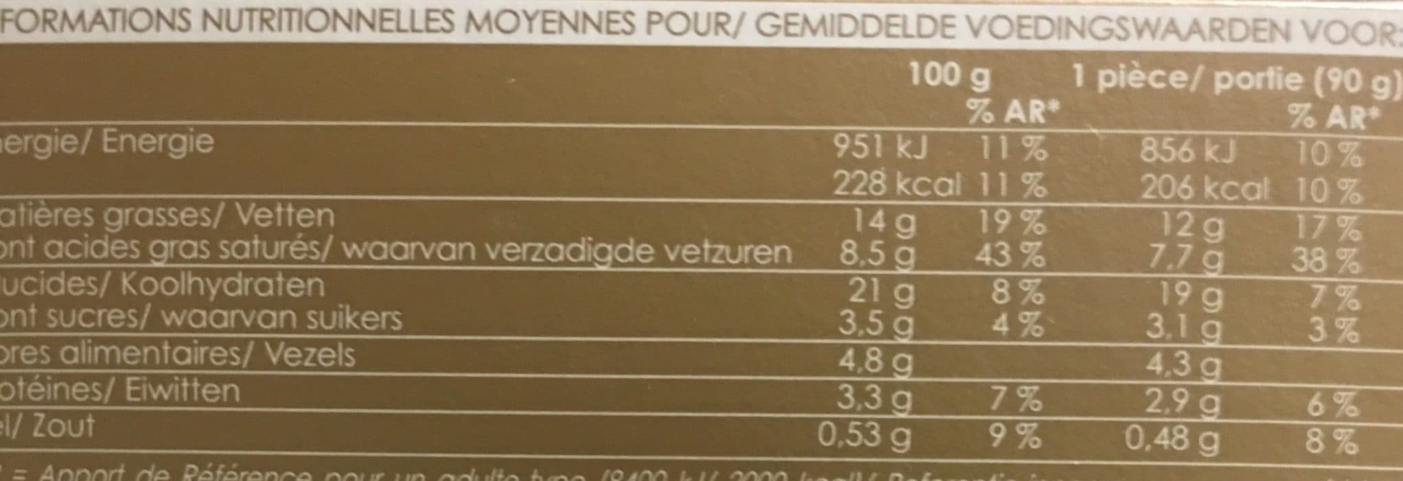 Picard 2 Moelleux Marron, Panais. Croustillant au marron, écrasée de marron, purée de panais, abricot haché. packshot