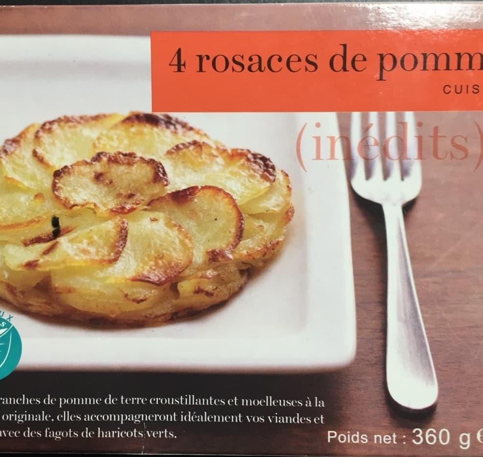Picard 4 rosaces de pomme de terre packshot