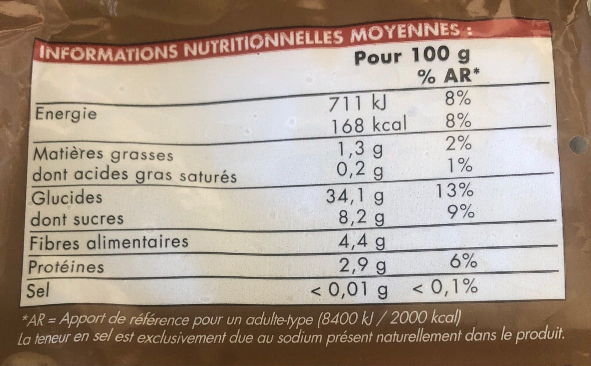 Picard Marrons Entiers packshot