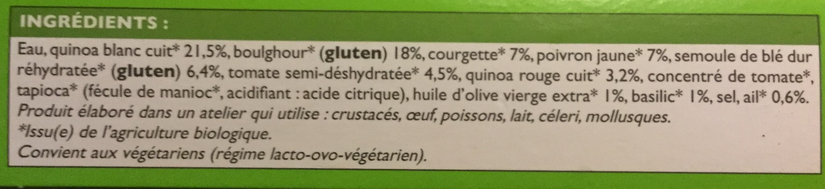 Picard 2 Galettes de céréales à la provençale packshot